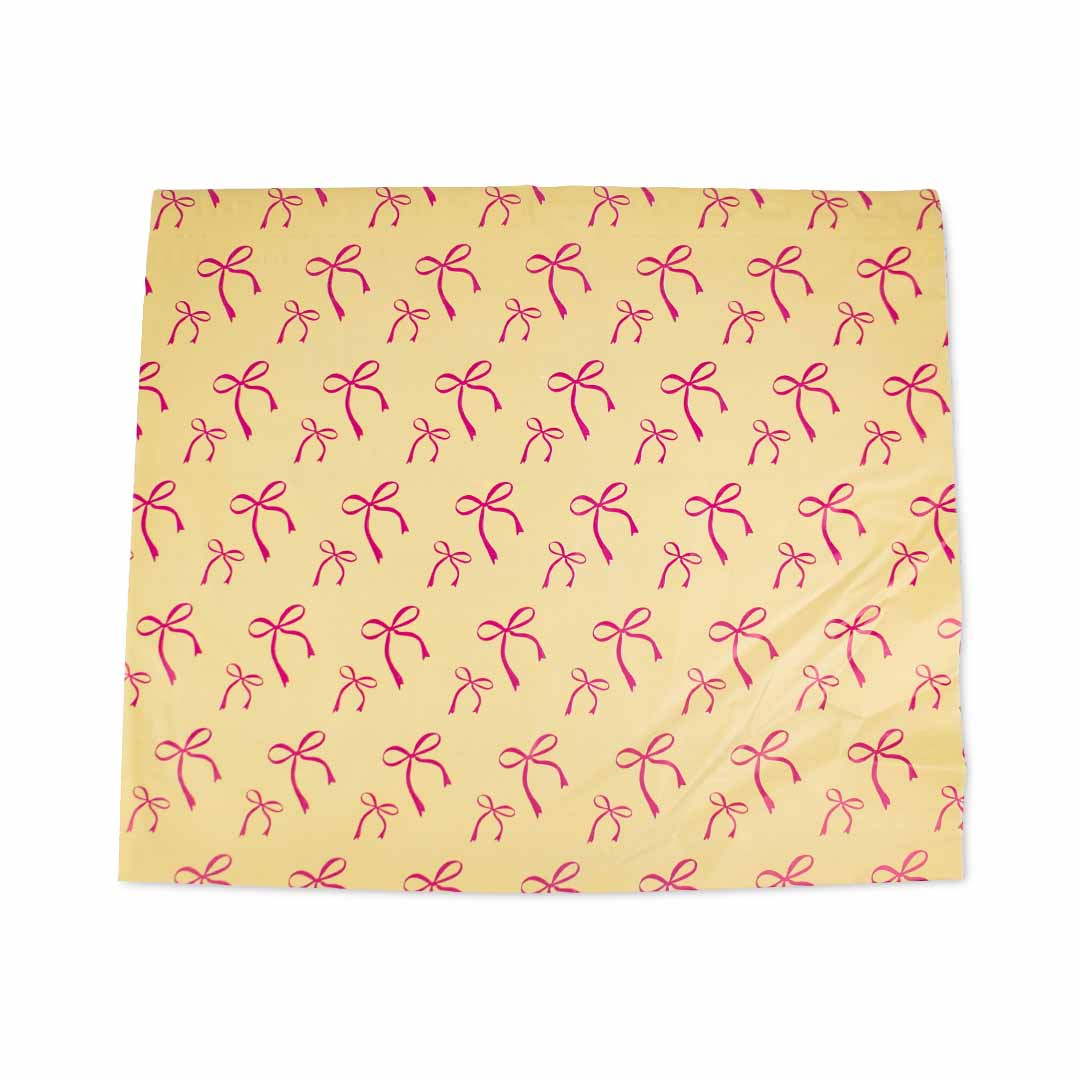 100x Versandtaschen Bows Yellow Large