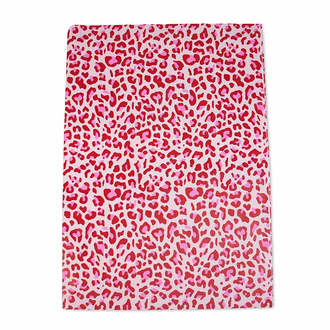 100x Versandbeutel Leopard Pink Medium