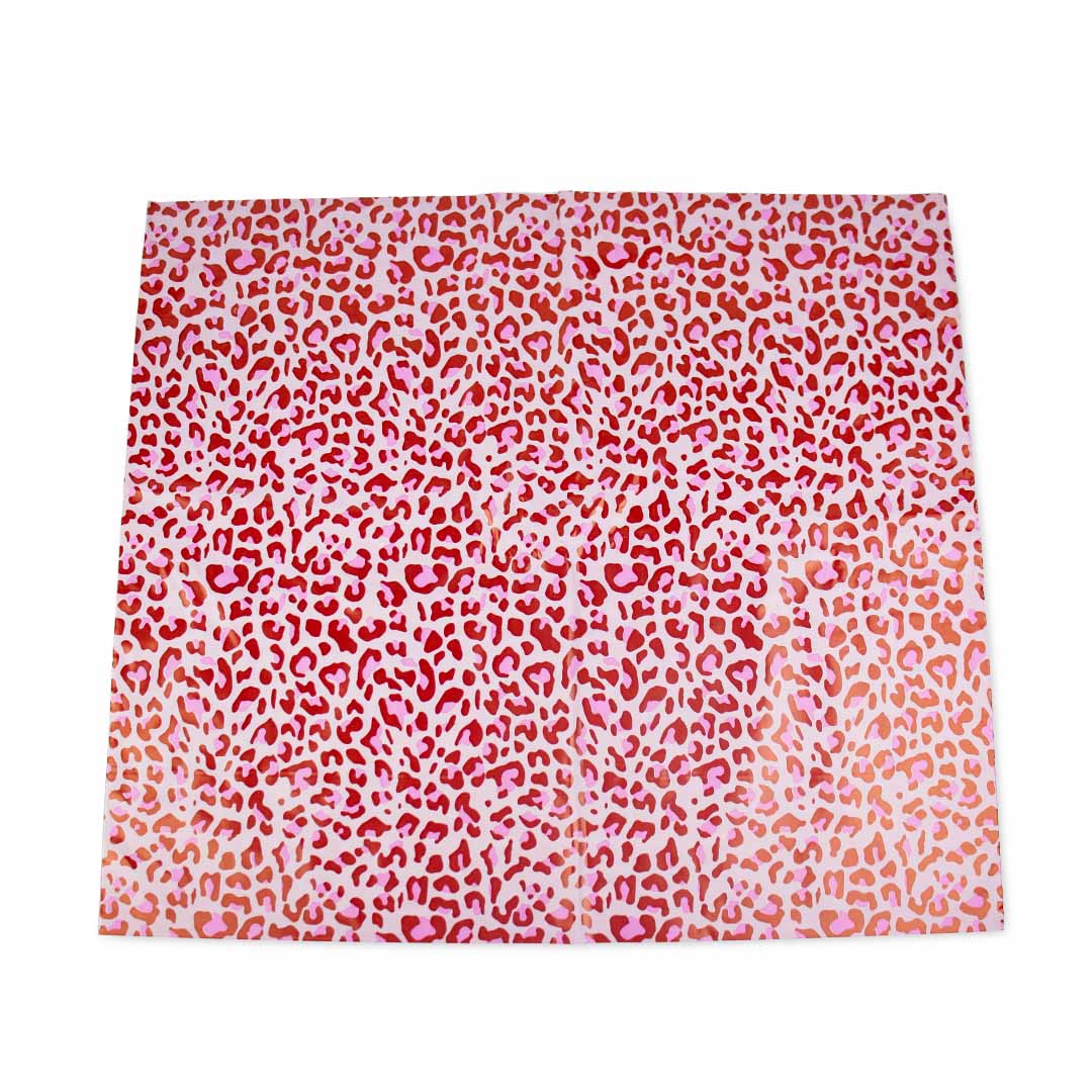 100x Versandtaschen Leopard Pink XL