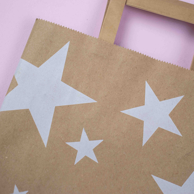 50x Haushaltstaschen White Stars M