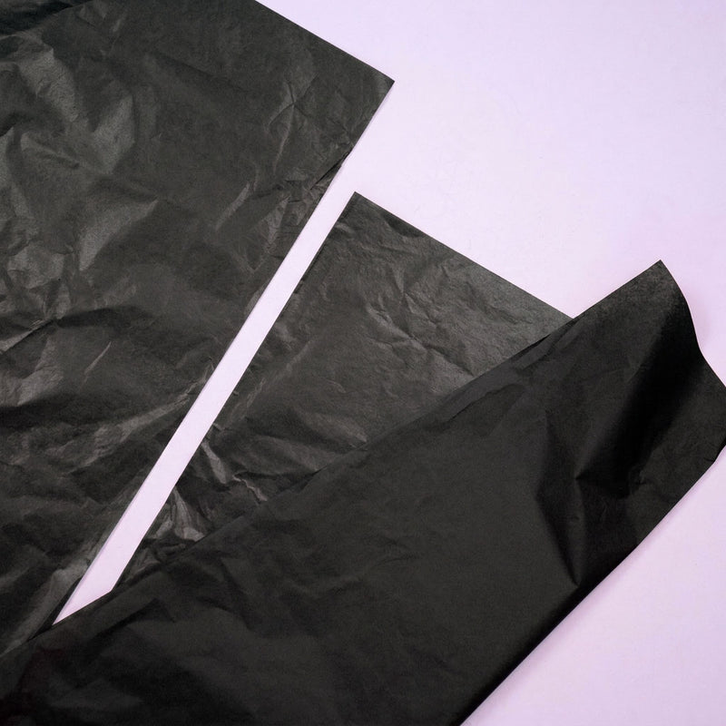 Seidenpapier 50x70cm Schwarz