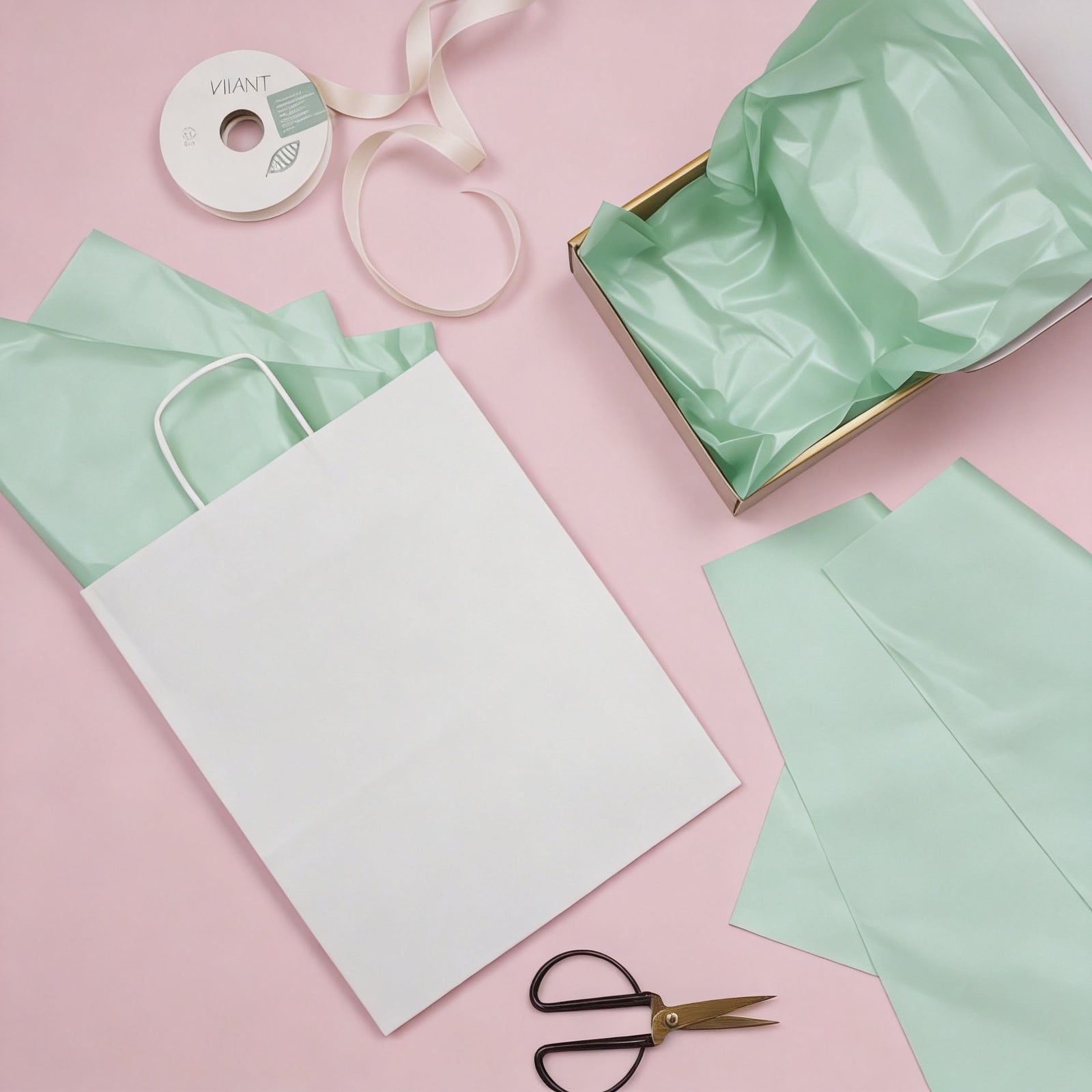Seidenpapier 50x76cm Cool Mint