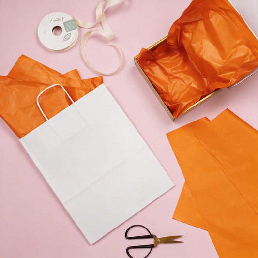 Seidenpapier 50x70cm Orange