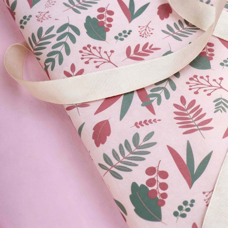 Seidenpapier 35x50cm Botanic Pink