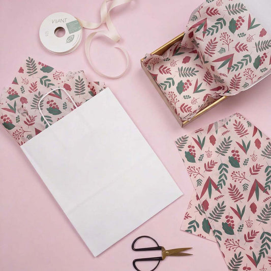 Seidenpapier 35x50cm Botanic Pink