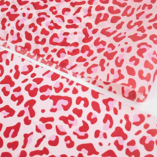 Seidenpapier 35x50cm Leopard Pink