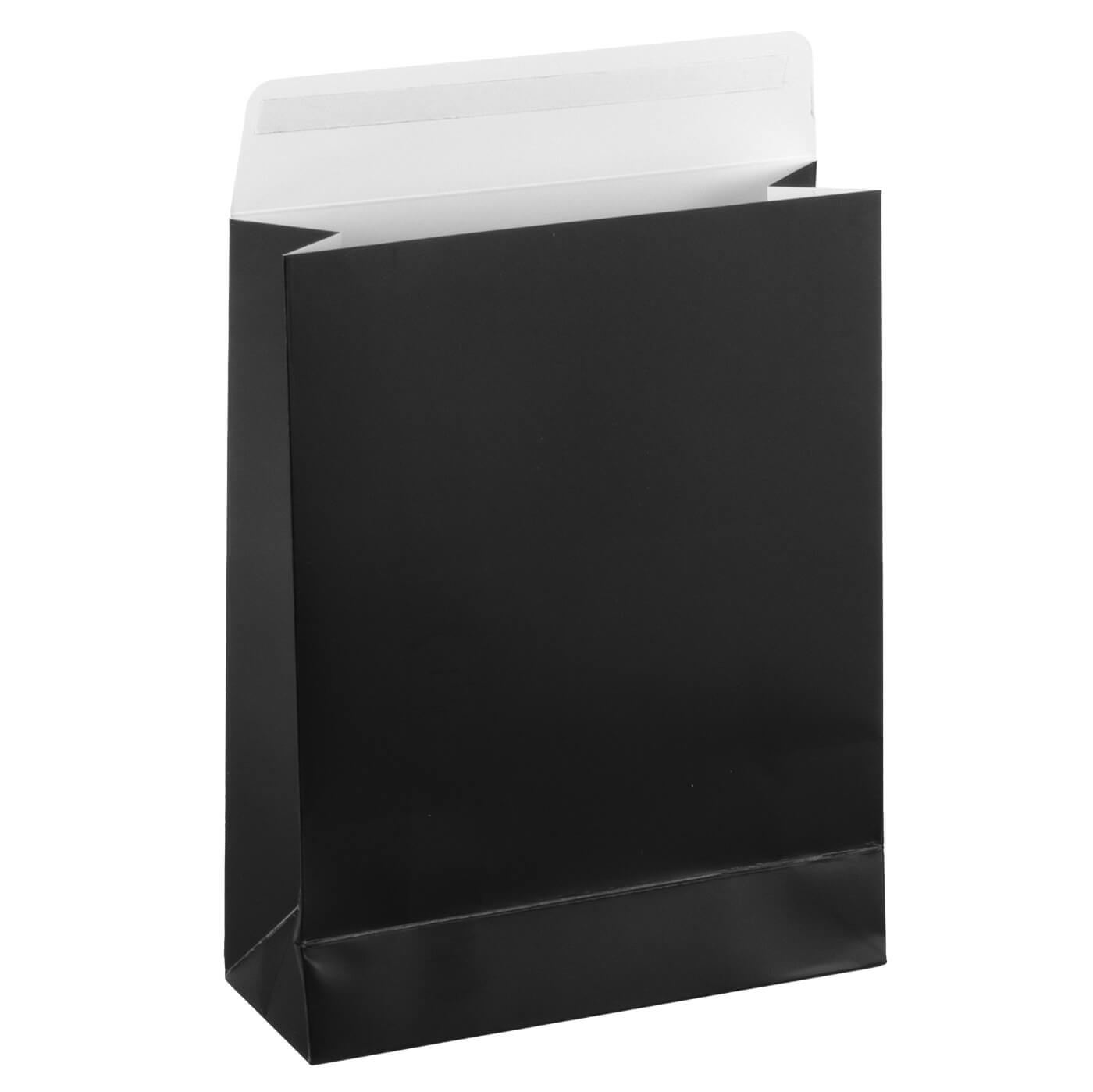 Papiertüten bedrucken Schwarz Medium