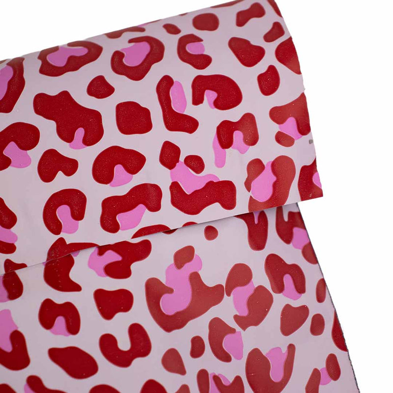 100x Versandbeutel Leopard Pink Medium