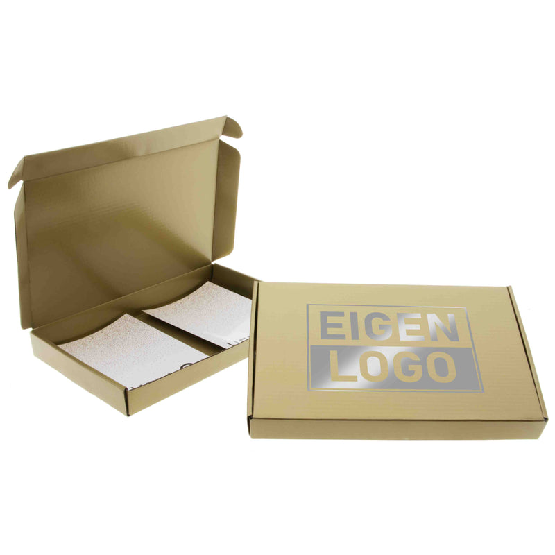 Maxibriefkartons Gold A5 bedrucken lassen