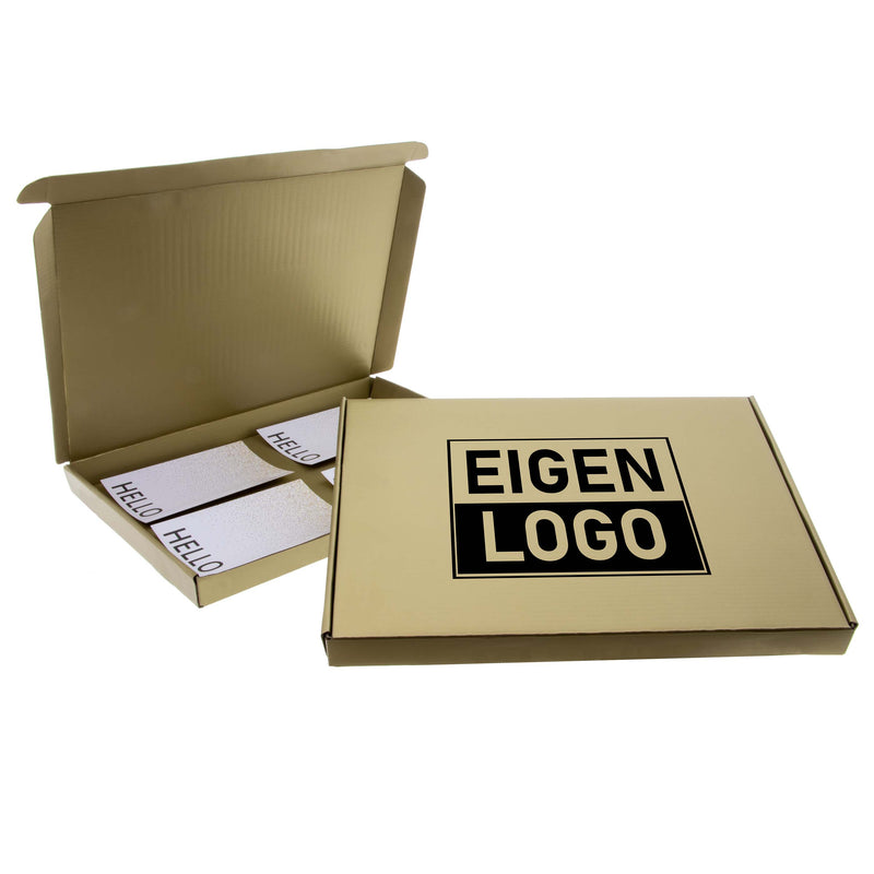 Maxibriefkartons Gold A4 bedrucken lassen