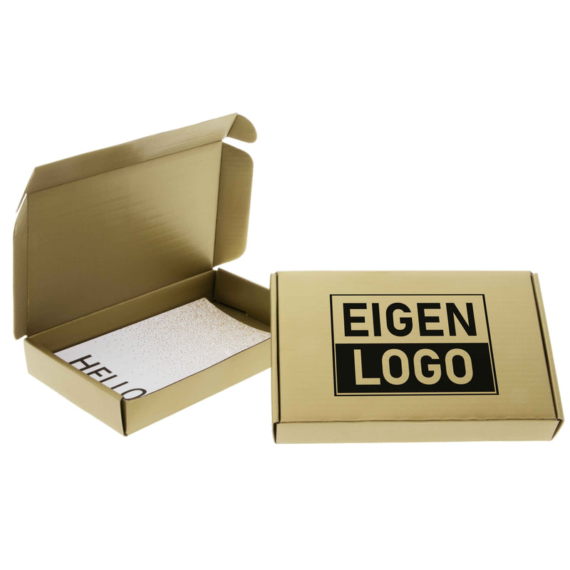Maxibriefkartons Gold A6 bedrucken lassen