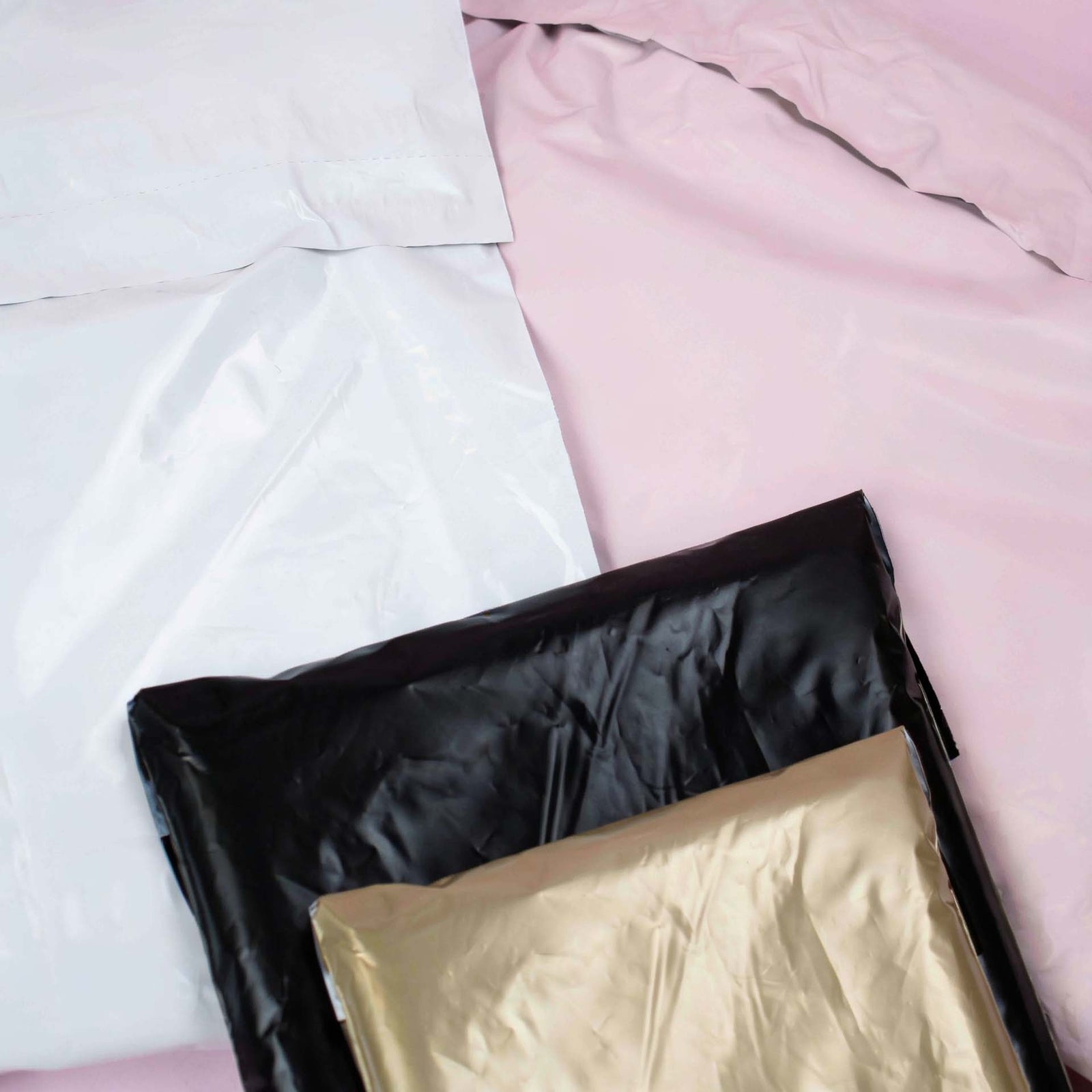 Rosa Versandtaschen Druck Medium
