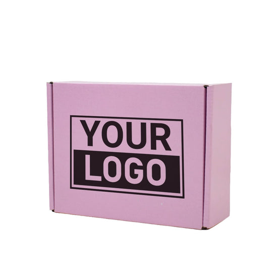 Postkartons bedrucken Pink Lavender 160x130x90mm