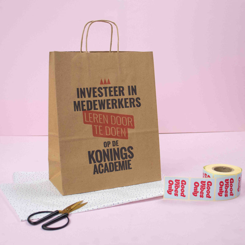 Papiertüten A4 Braun Kraftpapier bedrucken