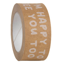 Papierklebeband 'Happy to see you' 50mmx50mtr