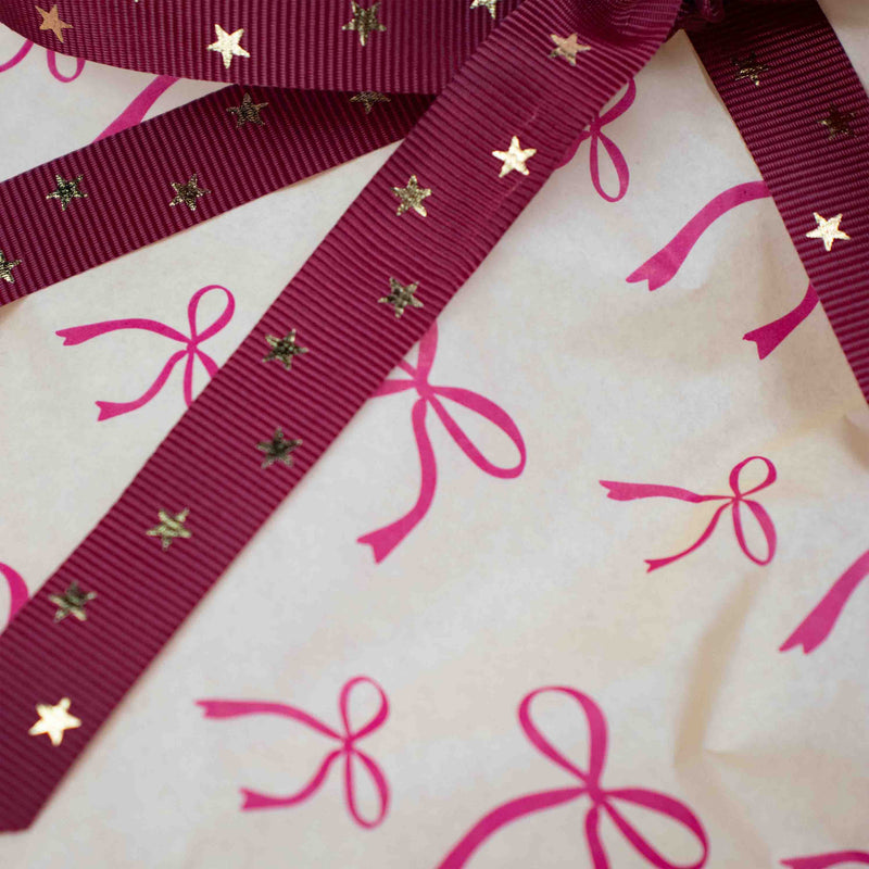 Seidenpapier 35x50cm Bows Yellow