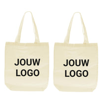 Baumwolltasche Druck 38x42+10cm Ecru - Express