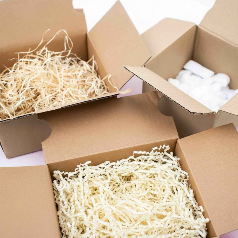 Polstermaterial Papier Zickzack Creme 2kg