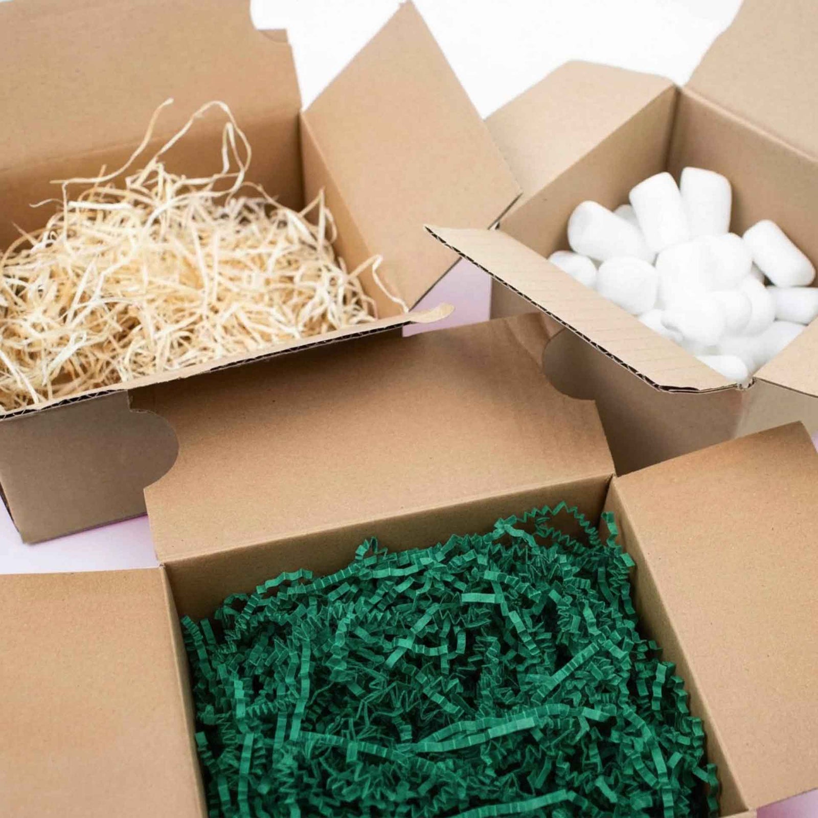 Polstermaterial Papier Zickzack Dunkelgrün 2kg