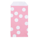 200x Papiertüten Dots Rosa 7x13cm