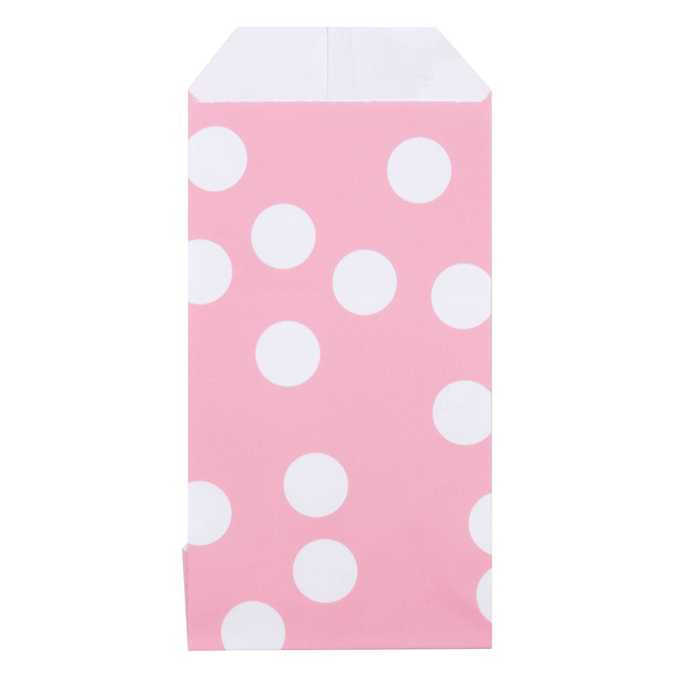 200x Papiertüten Dots Rosa 7x13cm