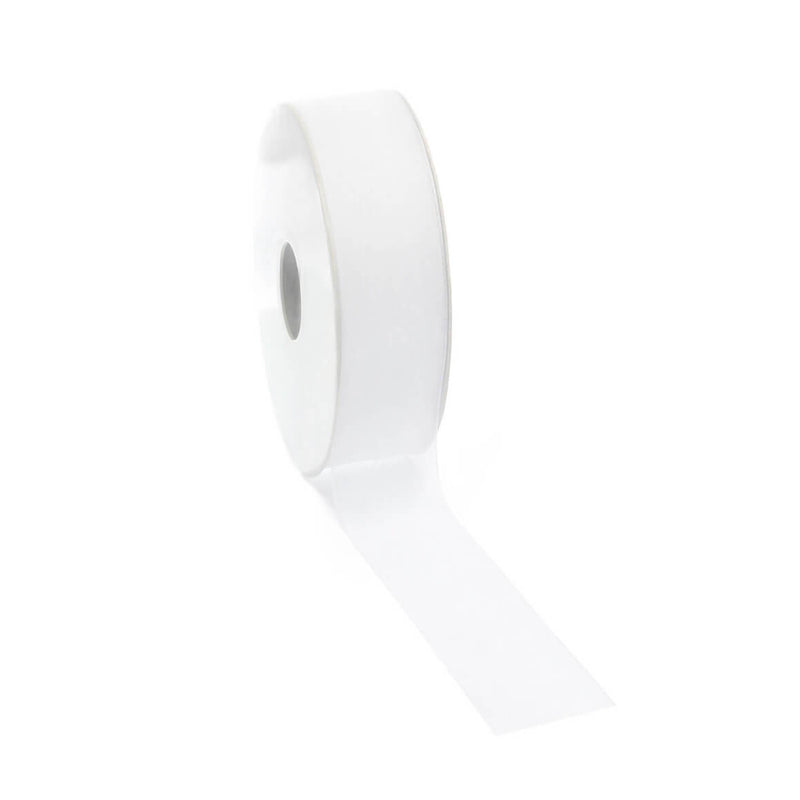 Organza Geschenkband Weiß 25mm x 50m