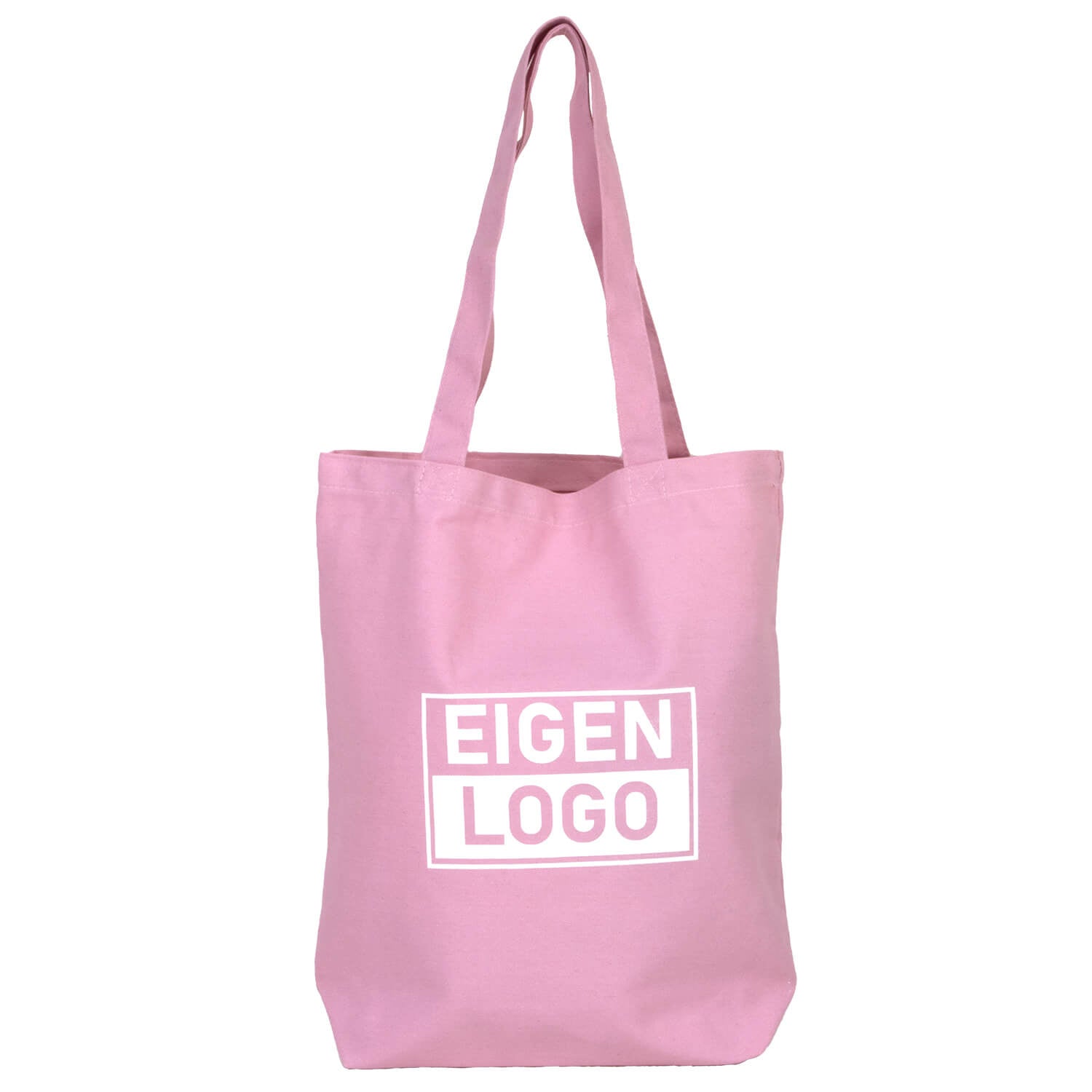 Baumwolltasche Druck 38x42+10cm Pink Lavender