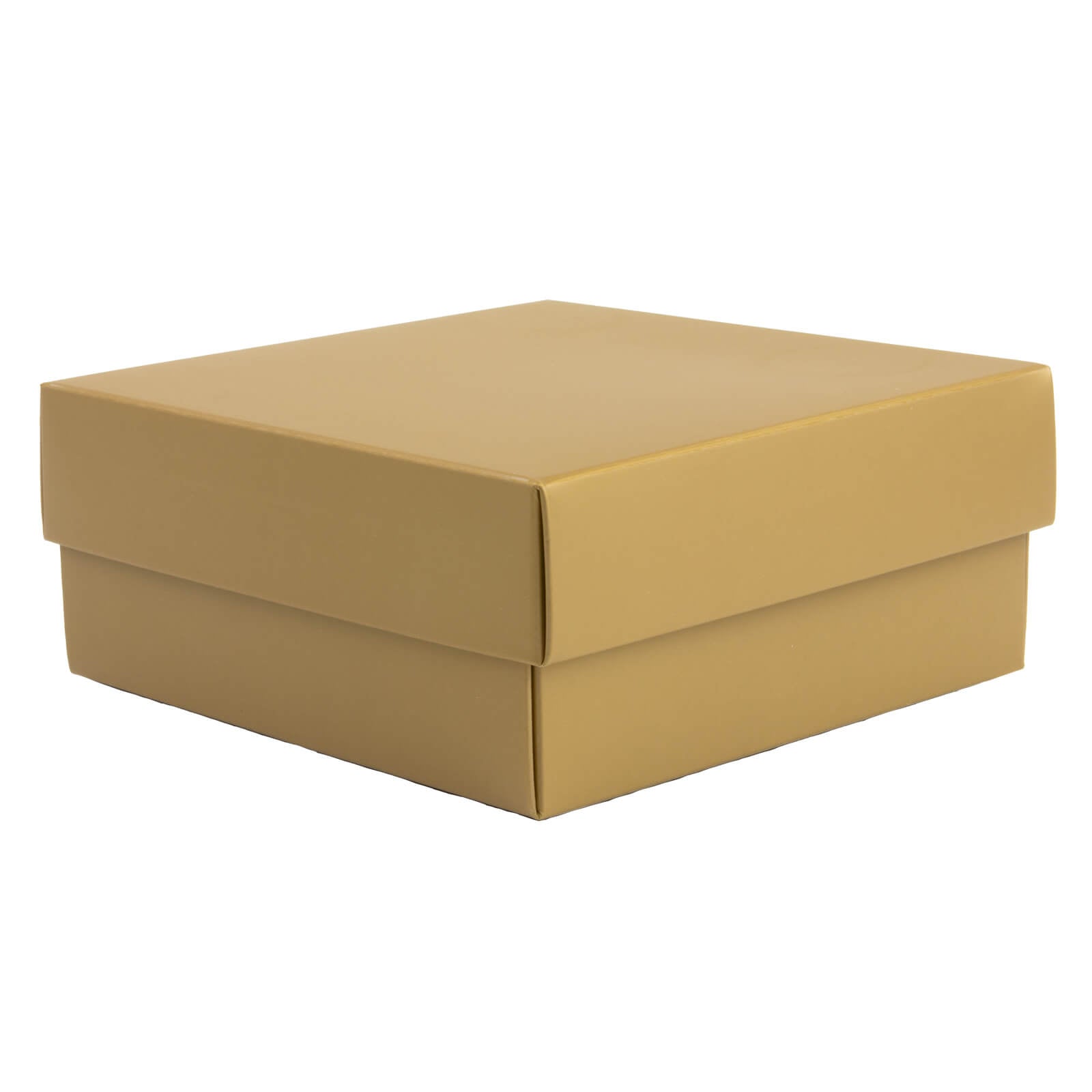 20x Geschenkkarton Matt Gold 125x125x55mm