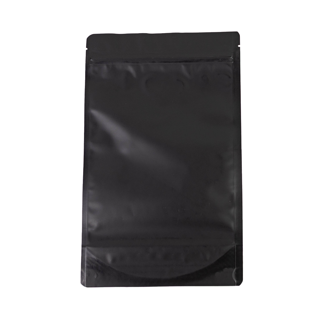 100x Standbodenbeutel Schwarz 21x31cm