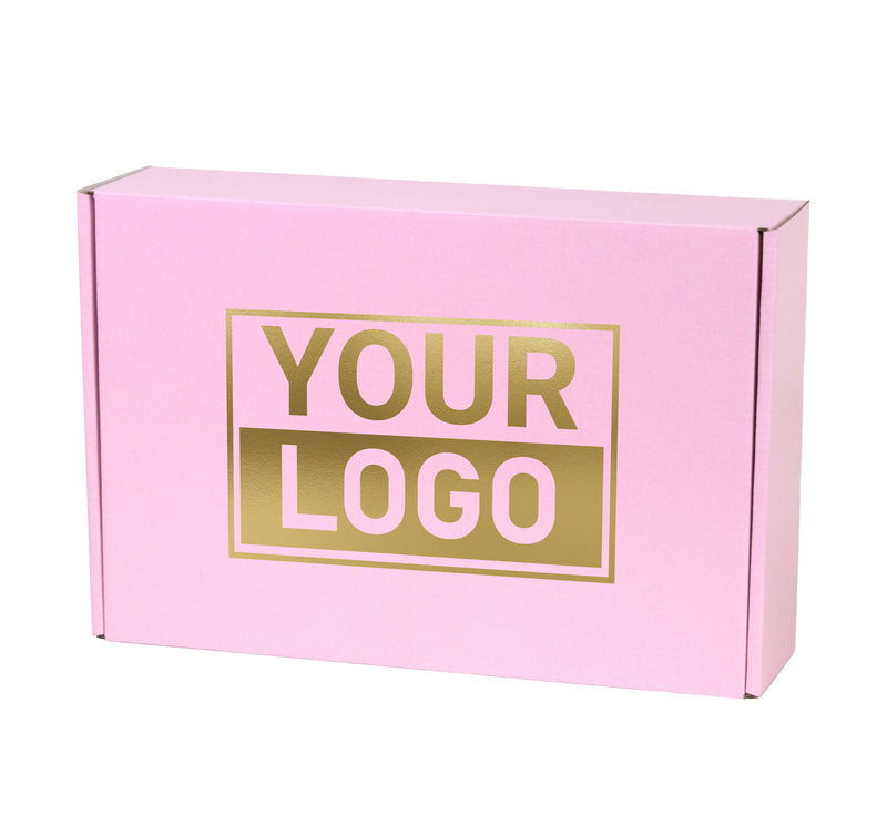 Postkartons bedrucken Pink Lavender 280x190x75mm
