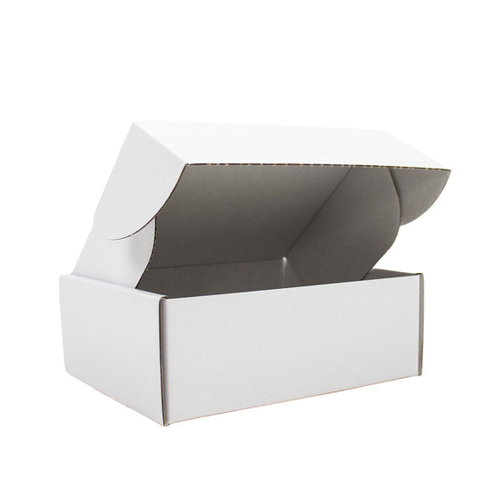 25x Postkartons Weiß 160x130x60mm