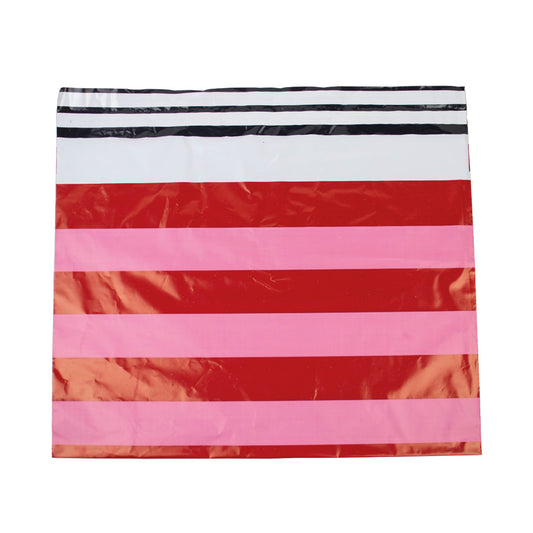 100x Versandtaschen Stripes Pink XL