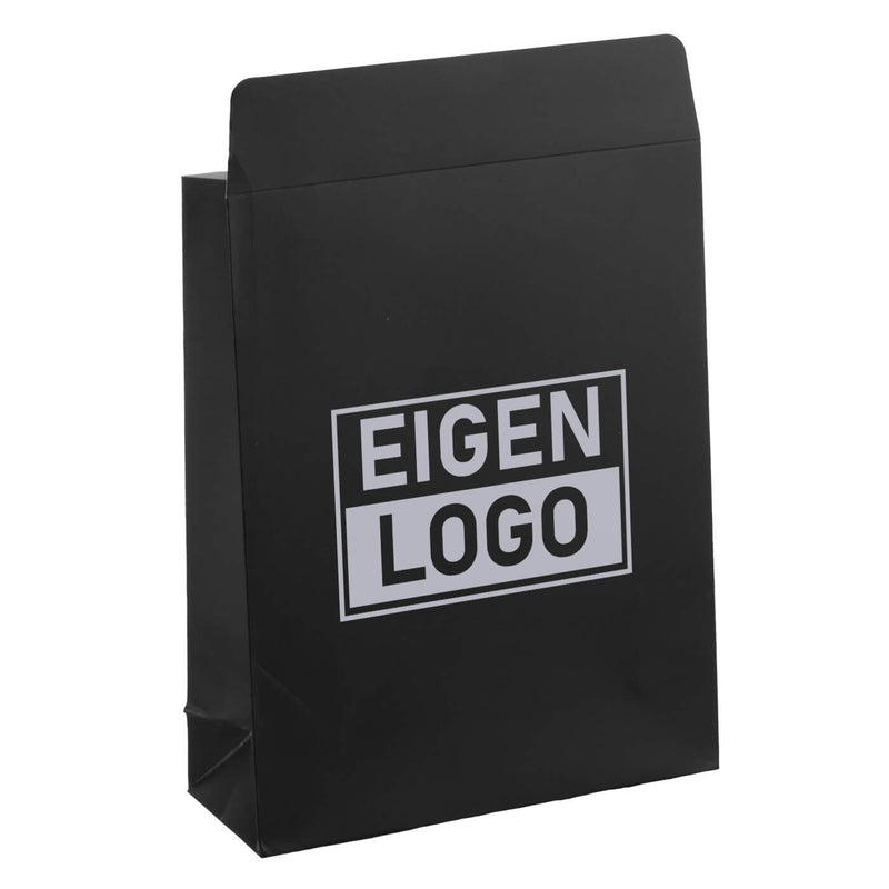 Papiertüten bedrucken Schwarz Medium