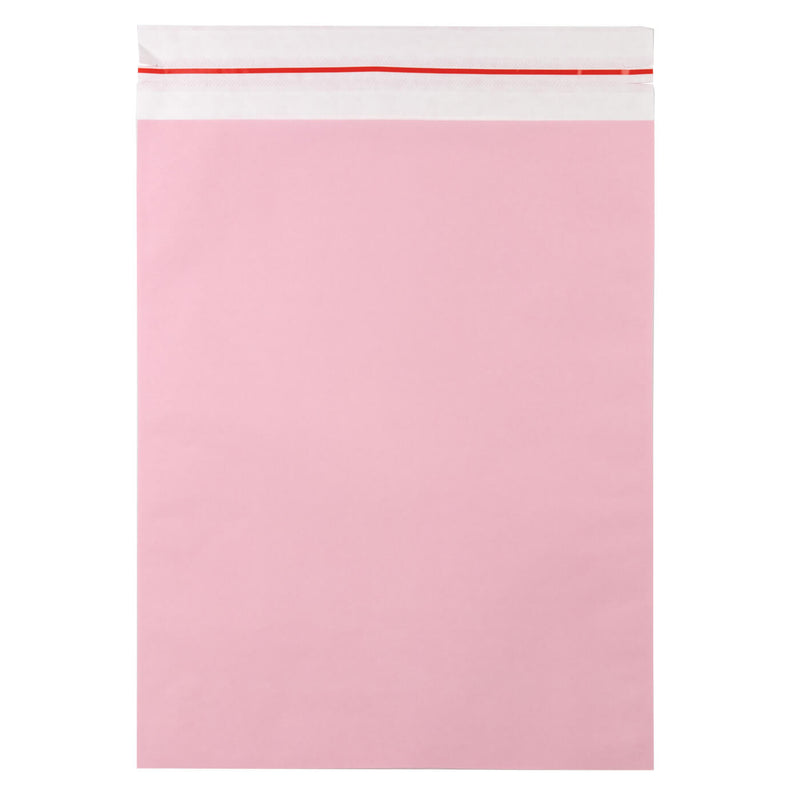50x Papier Versandtasche Rosa Large