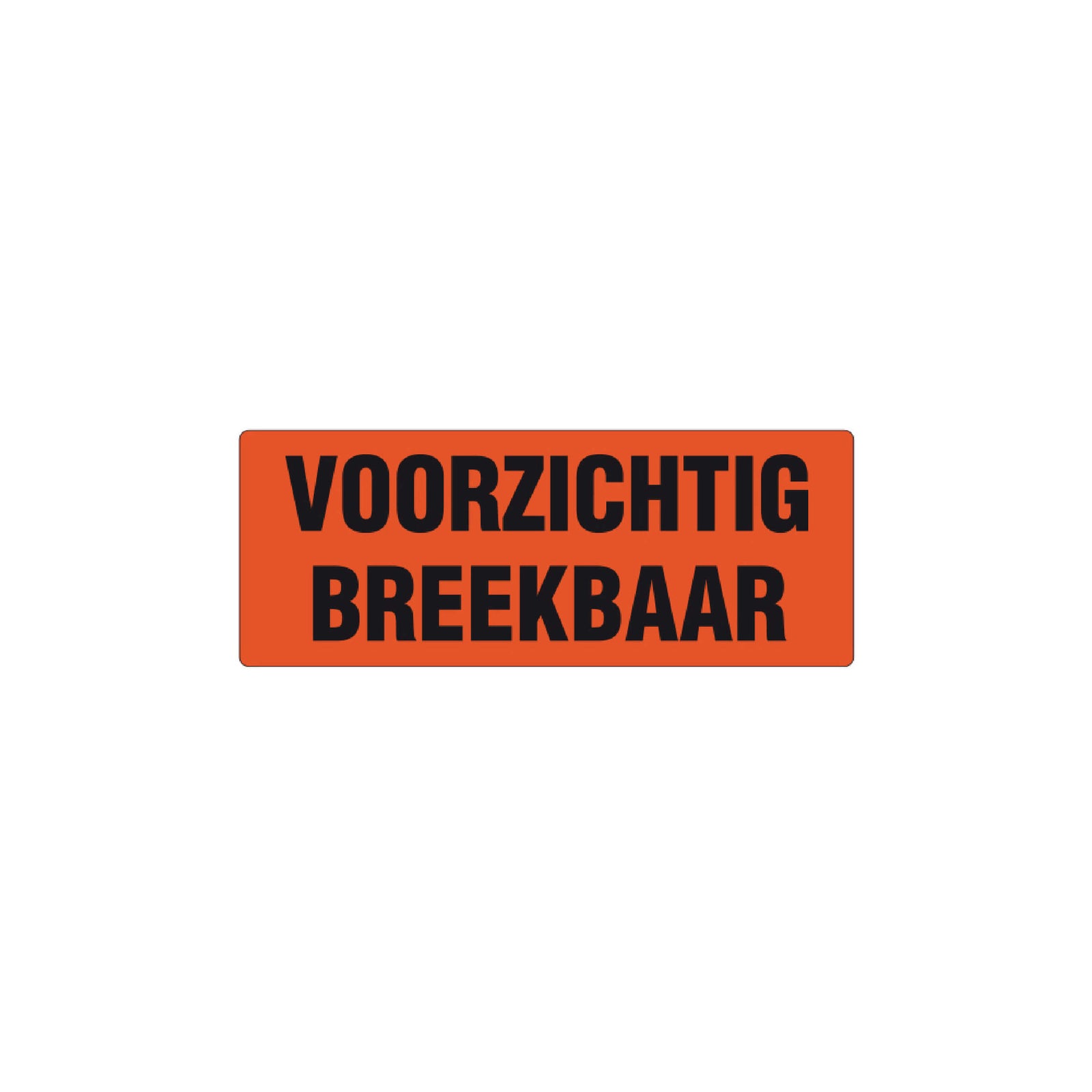 500x Etikett 'Voorzichtig/Breekbaar'