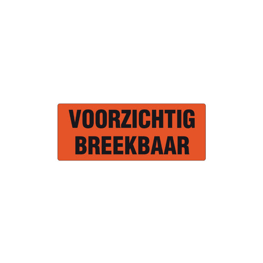 500x Etikett 'Voorzichtig/Breekbaar'
