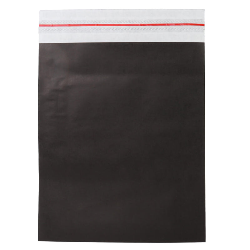 Papier versandtaschen schwarz bedrucken M