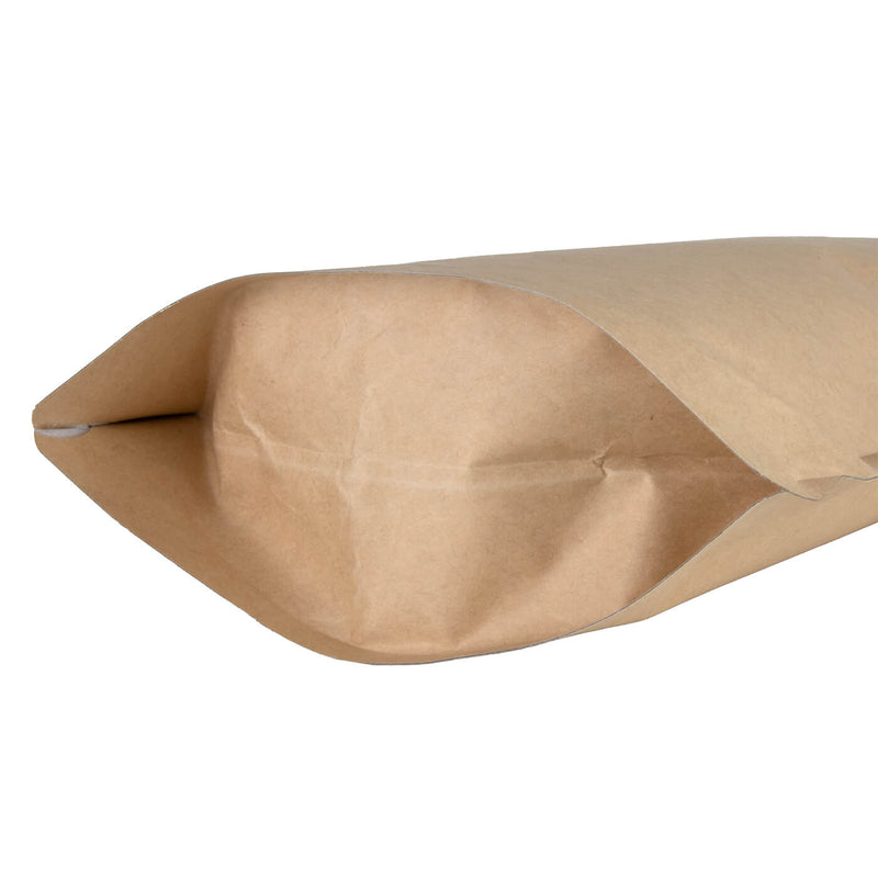 Standbodenbeutel bedrucken - Braun 16x27cm