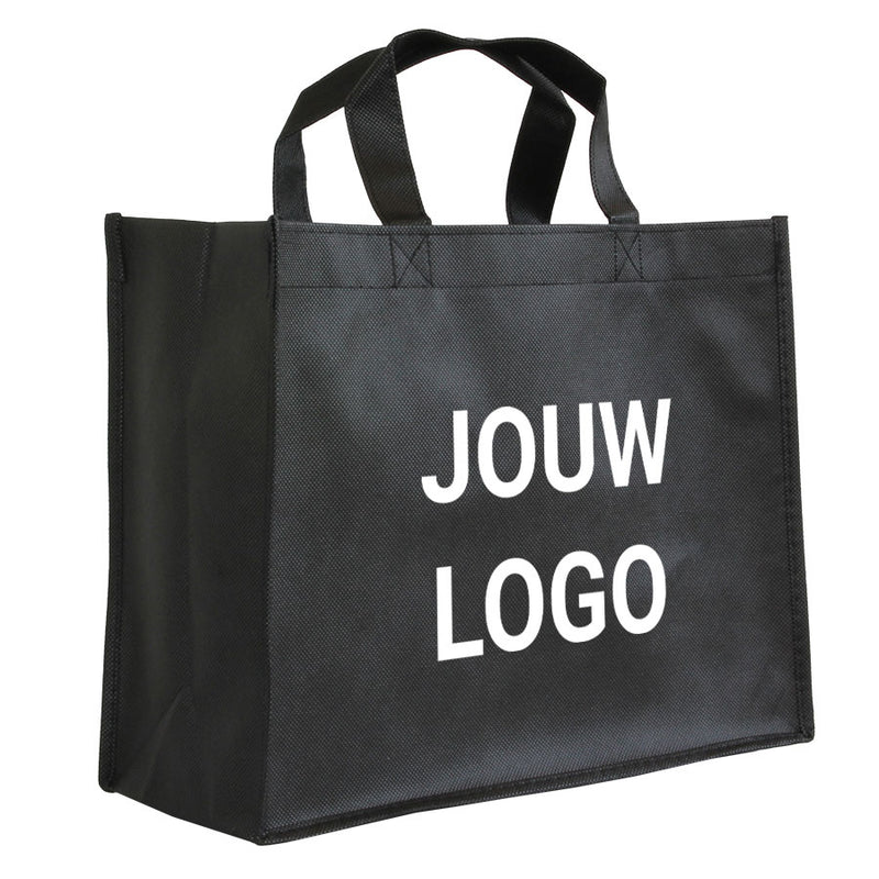 Shopper Druck Schwarz Non woven 32x12x25cm - Express