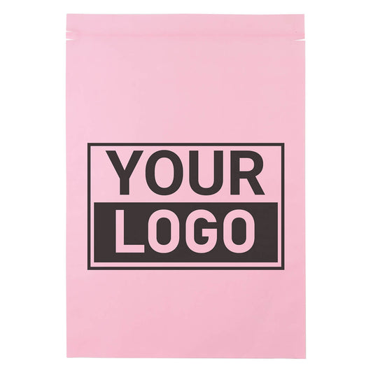 Papierversandtaschen Rosa bedrucken L