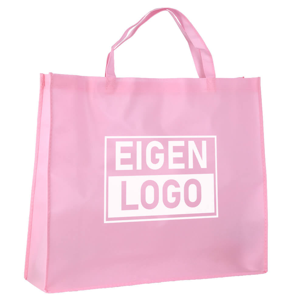 Shopper bedrucken lassen Pink Lavender Non Woven 54x14x45cm