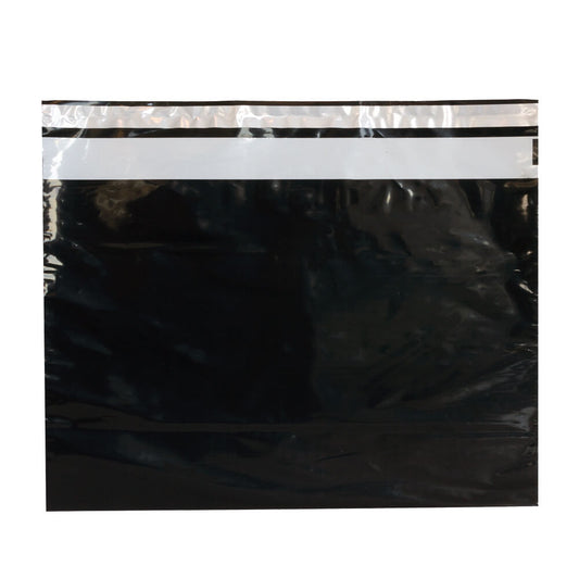 100x Versandtaschen Schwarz Large Querformat