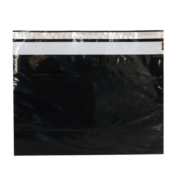 100x Versandtaschen Schwarz Large Querformat