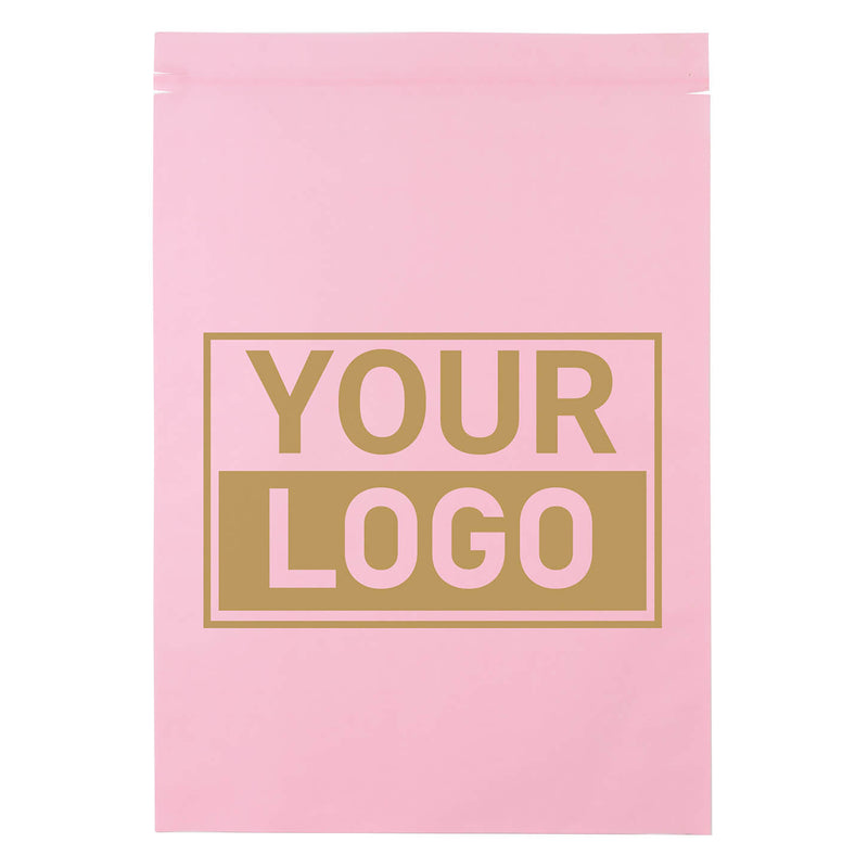 Papierversandtaschen Rosa bedrucken L