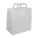 50x Budget Taschen Weiß S/M
