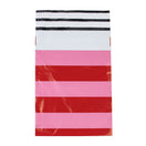 100x Versandtaschen Stripes Pink Small