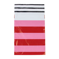 100x Versandtaschen Stripes Pink Small
