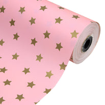 Geschenkpapier Stars Gold - 30cm x 100m