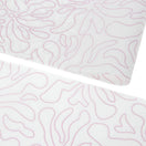 Seidenpapier 35x50cm Blumen Umriss