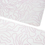 Seidenpapier 35x50cm Blumen Umriss
